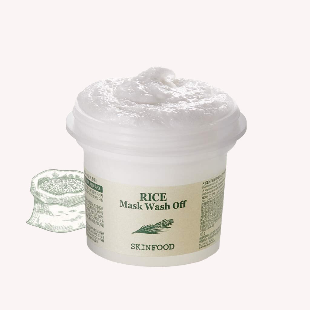 Masque nourissant et exfoliant au riz